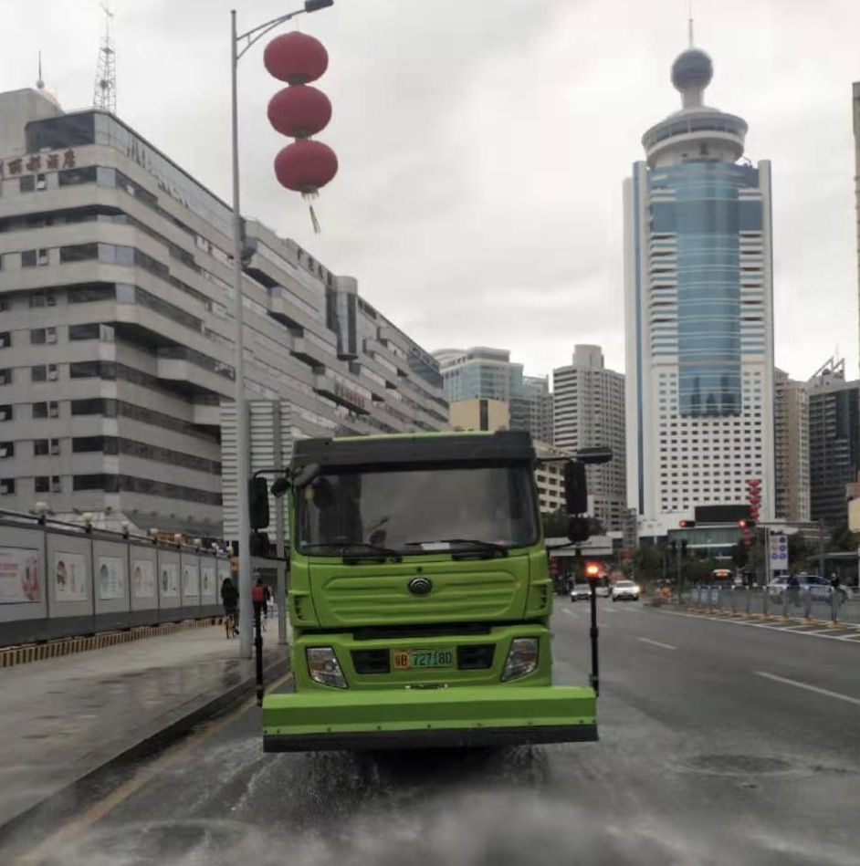 羅湖區(qū)南湖項目道路清潔